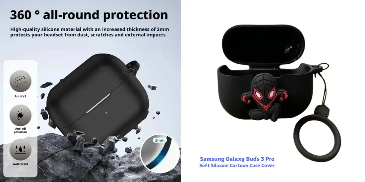 Samsung Galaxy Buds 3 Pro Silicone Protective Case Cover (2).webp
